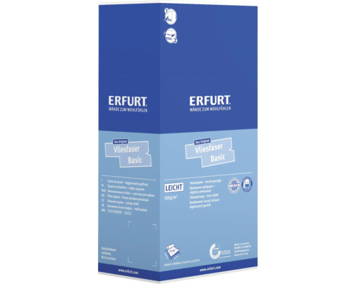 Erfurt Vliesfaser Basic Tapete, Rollenverpackung