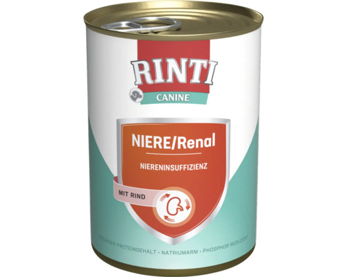 Hundefutter nass d RINTI Canine Niere / Renal, Niereninsuffizienz Rind 400 g