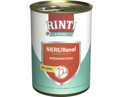 Hundefutter nass RINTI Canine Nieren-Diät, reduzierter Eiweißgehalt 400 g