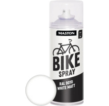 Mastons Fahrradspraydose mit RAL 9010 Weiß Matt