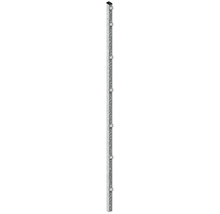Pfosten 6 x 4 x 280 cm für Zaun 223 cm Höhe feuerverzinkt