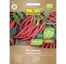 FloraSelf De Cayenne Chili-Paprika Samen für Töpfe und Kübel