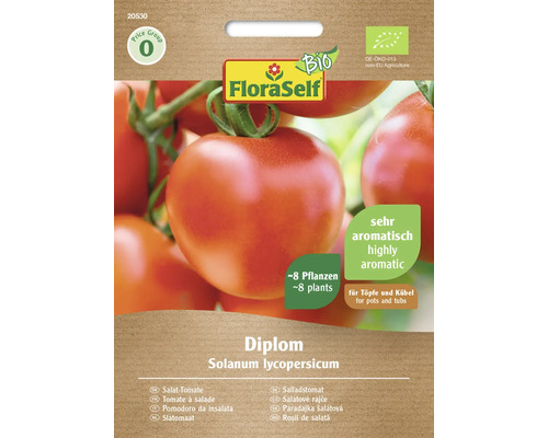 Bio Salat-Tomate Diplom FloraSelf Bio Hybrid-Saatgut Gemüsesamen