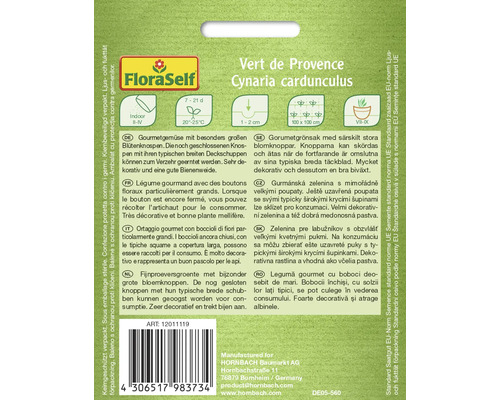 Vert de Provence Cynaria cardunculus Samenpackung von FloraSelf