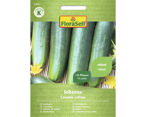 Salatgurke Johanna FloraSelf samenfestes Saatgut Gemüsesamen