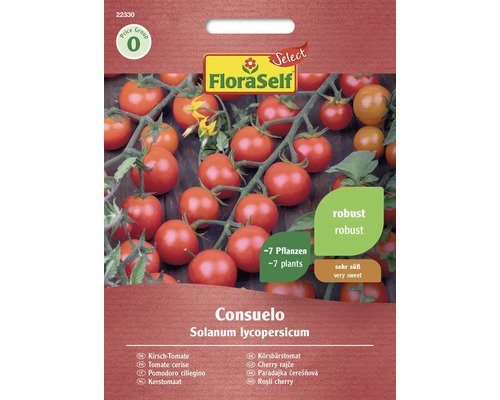 Kirschtomate Consuelo FloraSelf Select Samenfestes Saatgut Gemüsesamen