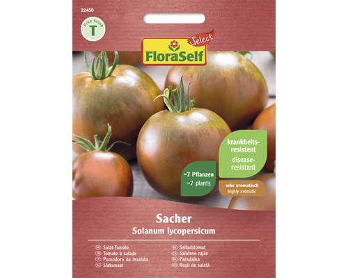 Tomate Sacher FloraSelf Select Hybrid-Saatgut Gemüsesamen