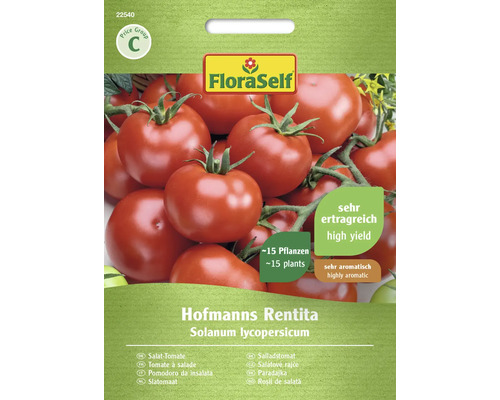 Salat Tomate Hofmanns Rentita FloraSelf samenfestes Saatgut Gemüsesamen