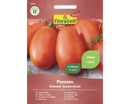 Tomate Pozzano FloraSelf Select Hybrid-Saatgut Gemüsesamen