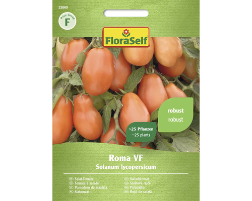 Salat Tomate Roma FloraSelf samenfestes Saatgut Gemüsesamen