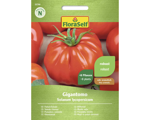 Fleischtomate Gigantomo FloraSelf F1 Hybride Gemüsesamen