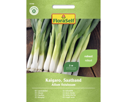 FloraSelf Kaigaro Lauchzwiebel Saatband, 5 Meter FloraSelf Kaigaro Lauchzwiebel Saatband, 5 Meter