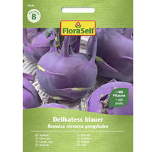 FloraSelf Samen von Delikatess blauer Kohlrabi