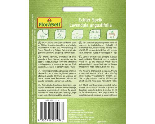 Echter Speik Lavendula angustifolia Verpackung