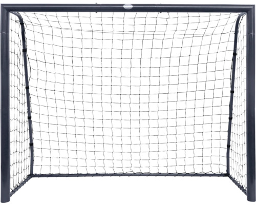 Fußballtor axi Kylian 80 x 220 x 170 cm Metall schwarz Fußballtor mit Netz für den Garten