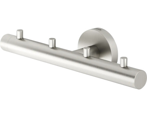 Metall Kleiderhakenleiste mit vier Haken zur Wandmontage