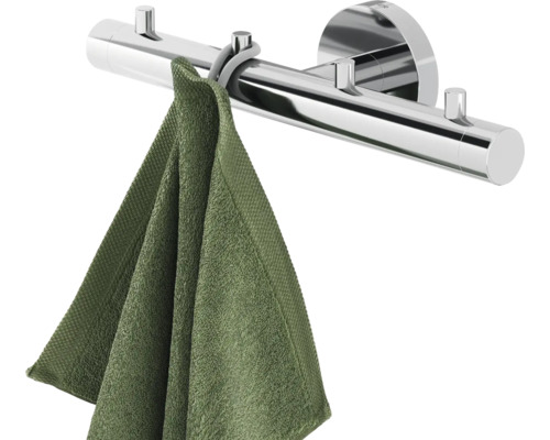 Handtuchhalter aus Metall mit Handtuch
