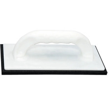 Reibebrett 14x28x0,8 cm zum Verfugen mit Zellgummi schwarz
