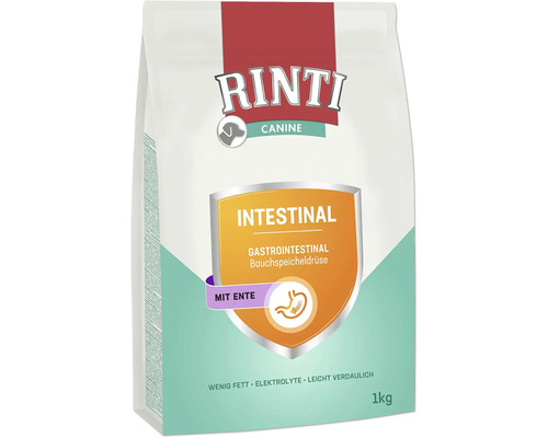 Hundefutter trocken RINTI Canine Intestinal Magen-Darm / Bauchspeicheldrüse 1 kg