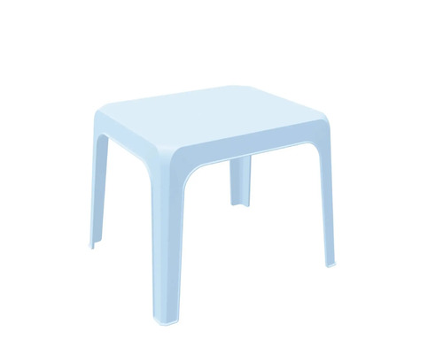 Kindertisch Jan aus Kunststoff 59,7x59,7x53 cm blau