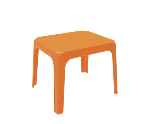 Kindertisch Jan aus Kunststoff 59,7x59,7x53 cm orange