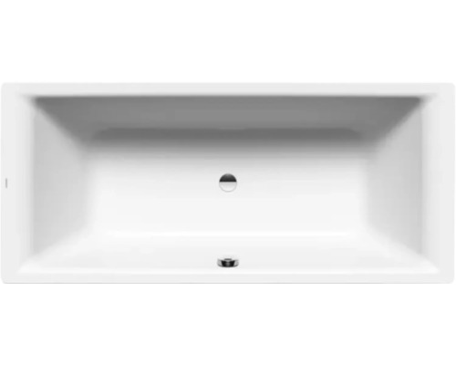 Badewanne KALDEWEI PURO DUO 664 80 x 180 cm alpinweiß matt 266400010711 Weisse Badewanne von oben