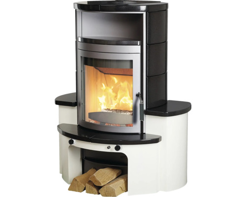 Kaminofen mit Holzfach