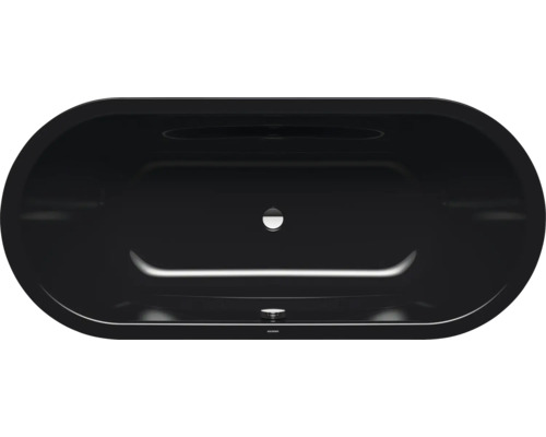 Badewanne KALDEWEI VAIO DUO OVAL 951 80 x 180 cm schwarz glänzend 233100010701 Ovale Badewanne aus Sanitäracryl, Draufsicht