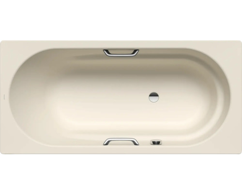 Badewanne KALDEWEI VAIO STAR 961 80 x 170 cm warm beige 20 matt 234100010661 Rechteckige Badewanne mit Griffen