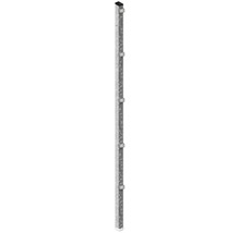 Pfosten 6 x 4 x 220 cm für Zaun 163 cm Höhe feuerverzinkt