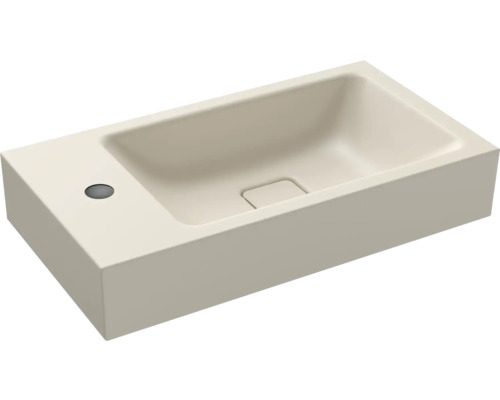 Handwaschbecken KALDEWEI CONO 55 x 30 cm warm beige 20 matt emailliert perleffekt 908006393661-0