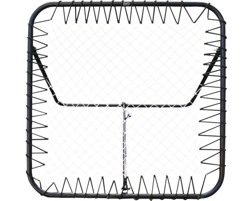 Fußballtor axi Rebounder 88 x 4 x 88 cm Metall schwarz Sicherungsvorrichtung für Gartentrampolin
