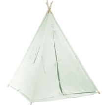 Tipi Zelt aus Stoff und Holz