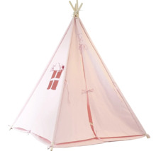 Rosa Kinderspielzelt mit Fenster