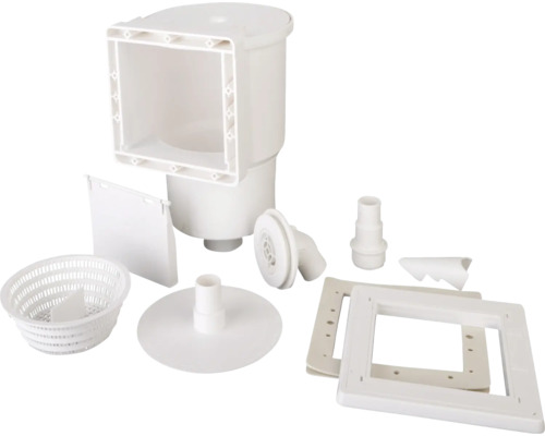 Skimmer-Set für Schwimmbecken mit verschiedenen Zubehörteilen