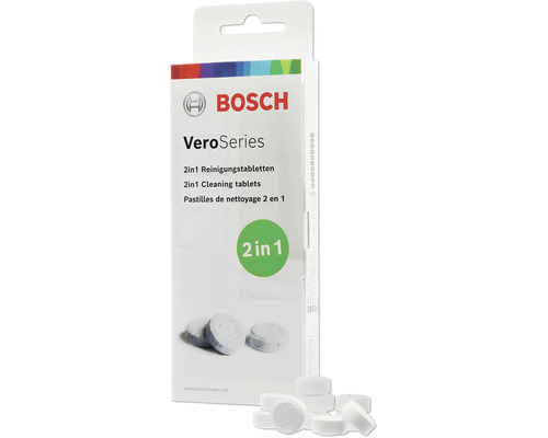 Reinigigungstabletten Bosch 10 Stück TCZ8001A Bosch VeroSeries 2-in-1 Reinigungstabletten Packung