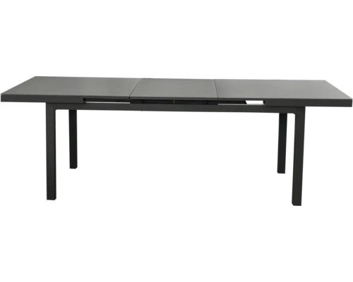 Ausziehbarer Gartentisch mit Metallgestell