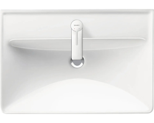 Auf Ansicht von oben: Waschbecken mit Armatur