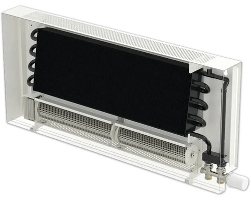 Querschnitt eines Heizkörpers mit Konvektor