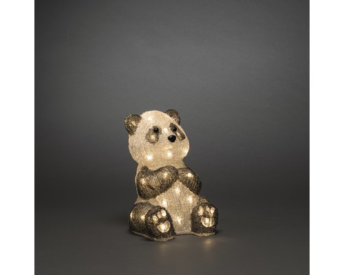 KonstsmideLED 27 cm Pandabär Acryl HORNBACH | H Leuchtfigur