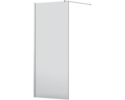 Duschwand mit Stabilisationsstange