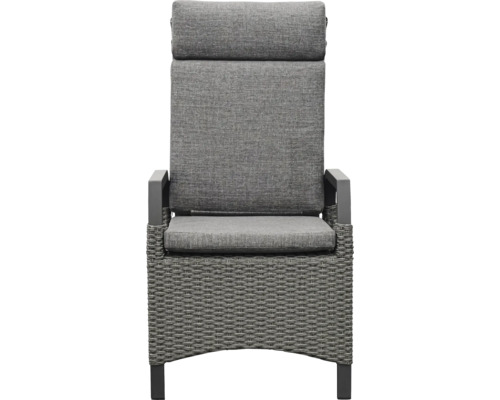 Gartenstuhl mit Armlehnen und gepolsterter Rückenlehne