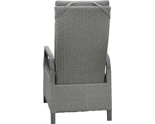 Gartensessel aus Rattan mit Armlehnen und Rückenlehne