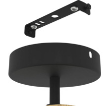 Deckenhalterung und Montageplatte für eine Lampe
