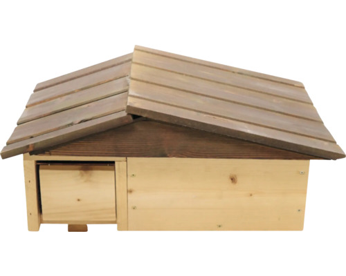 Igelhaus Siena Garden Igelhaus Vanessa 42x35x24 cm, Kiefer FSC 100 % Unterschlupf Insektenhotel aus Holz mit Dach