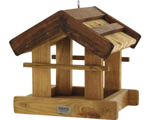 Vogelhaus Siena Garden Vogelfutterhaus Alex 22x22x24 cm, Kiefer FSC 100 % Vogelfutterhaus, Futtersation für Wildvögel