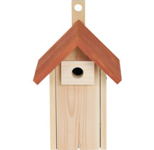 Vogelhaus aus Holz mit Dach