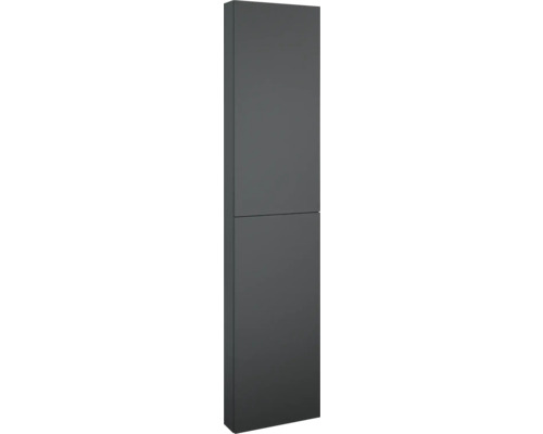 Jungborn Hochschrank BxHxT 400 x 1800 mm x 126 mm Frontfarbe anthrazit matt Hochschrank mit zwei Türen