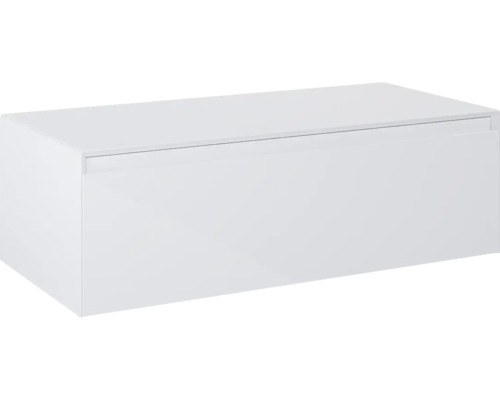 Jungborn Unterschrank DECEM BxHxT 1000 x 319 mm x 458 mm Frontfarbe weiß hochglanz Weißer Hängeunterschrank für Badezimmer