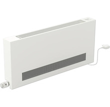 Weißer Elektroheizkörper mit Thermostat